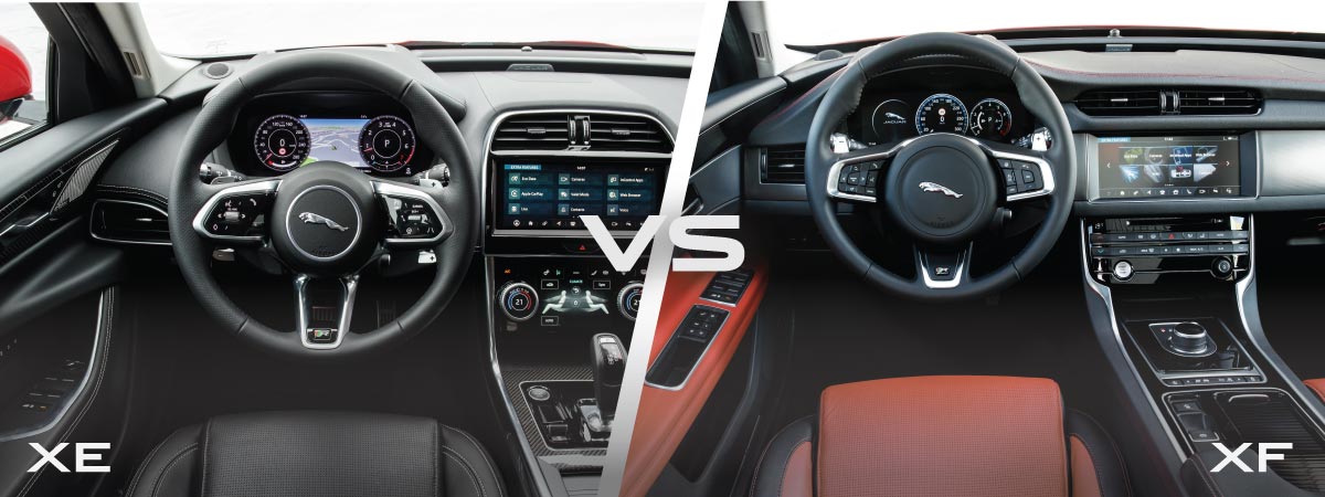 Jaguar XE vs XF Tech